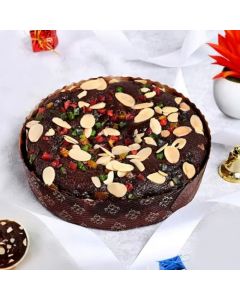 Sugar Free Fruity Nutty Plum Cake