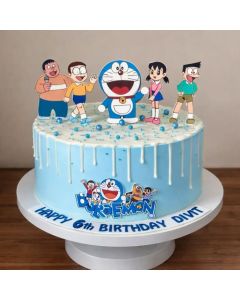 Doremon Photo Cake