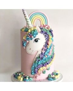 Unicorn Rainbow Cake