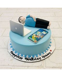 Laptop Office Cake