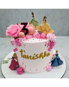 Pricess flower Cake