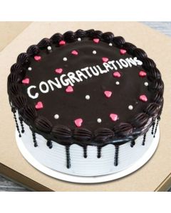 Little Heart Congratulations Cake