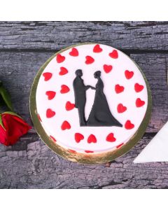 Gluten Free Anniversary Couple Cake