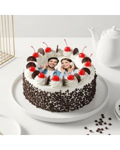 Sugar Free Round Photo Cake