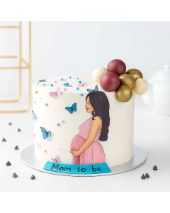Elegant Baby Shower Cake