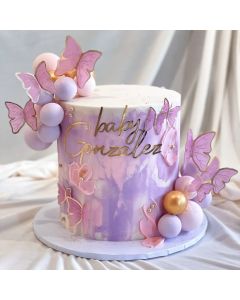 Sugar Free Butterfly Theme Cake