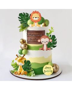 Jungle Theme Cake