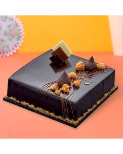 Sugar Free Chocolate Floral Cake