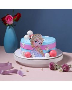 Frozen Theme Cream Cake