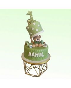 Happy Teddy Anti Gravity Cake