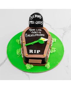 Game Over Bachelor Party Cake