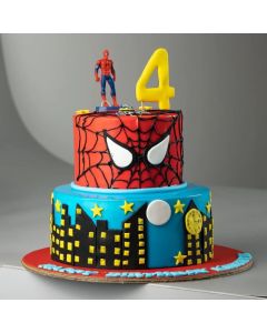 Sugar-Free Spiderman Cake