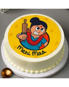 Beautiful Maa Theme Cake