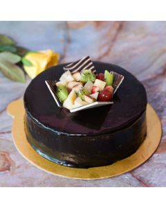 Chocolate Fresh Fruit Cake