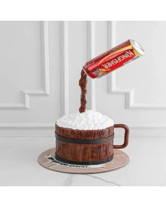 Beer Splash Anti-Gravity Cake