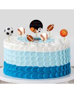 Football Baseball Cake