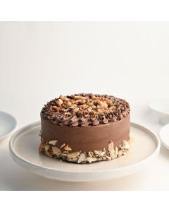 Gluten Free Walnut Brownie Cake