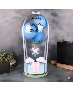 Designer Air Balloon Birthday Cake