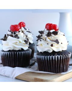 Sugar Free Black Forest Cupcake
