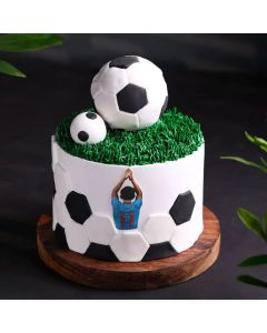 Delicious Butterscotch Football Cake - 1 Kg