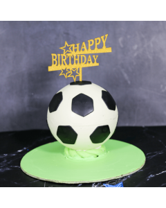 Football Pinata Cake