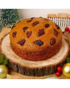 gluten free fig dry cake with rich fig texture