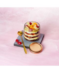 Gluten Free Fresh Fruit Jar Cake