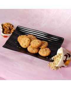 Sugar Free Oats & Walnut Cookies