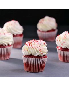 Sugar Free Red Velvet Cupcake - 6 Pcs.