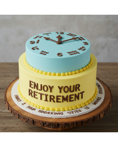 Retirement Two Tier Cake