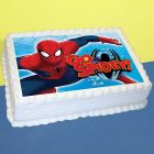 Spiderman Photo Cake