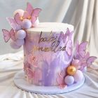 Sugar Free Butterfly Theme Cake
