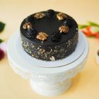 Gluten Free Walnut Brownie Cake