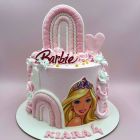 Pink Barbie Cake 
