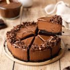 Gluten Free Chocolate Baked Cheesecake 