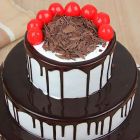 Two Tier Black Forest Cake