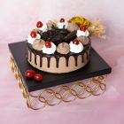 Sugar Free, Whole Wheat Black Forest Cake