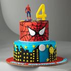 Sugar-Free Spiderman Cake