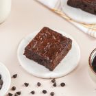 gluten free chocolate brownie with rich fudgy texture