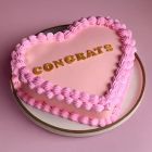 Little Heart Congratulations Cake