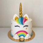 Rainbow Unicorn Fantasy Cake
