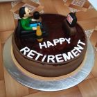 Retirement Chocolate Cake