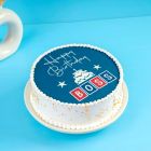 boss photo cake with edible image print
