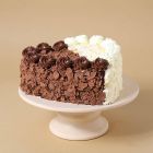 Sugar Free Heart Shape Black Forest Cake