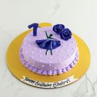 Dance Theme Birthday Cake
